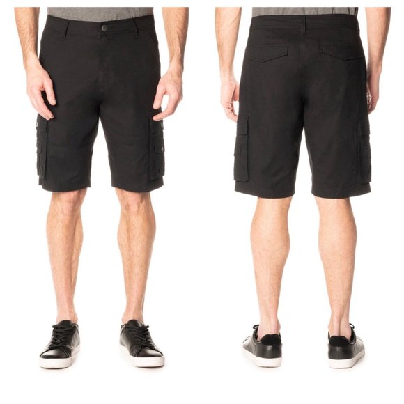NWT George Men Ripstop Cargo Black 30 Utility Outdoor Lightweight - Picture 1 of 5